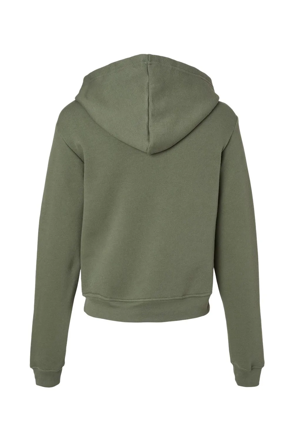 Bella   Canvas Womens Classic Hooded Sweatshirt Hoodie - Military Green