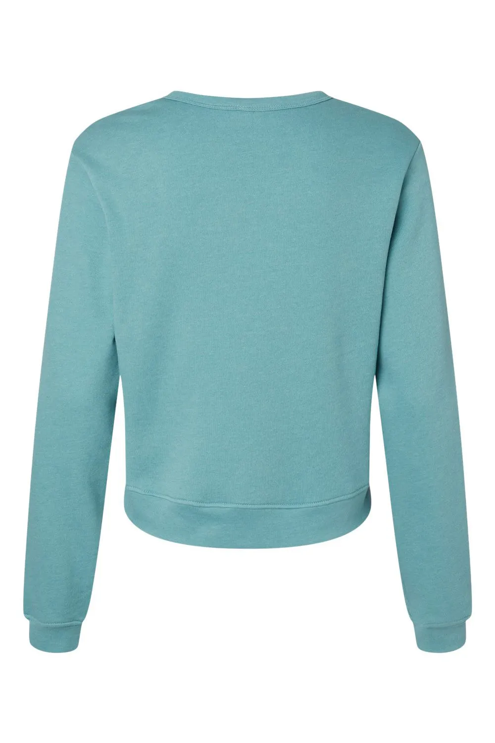 Bella   Canvas Womens Sponge Fleece Classic Crewneck Sweatshirt - Heather Blue Lagoon