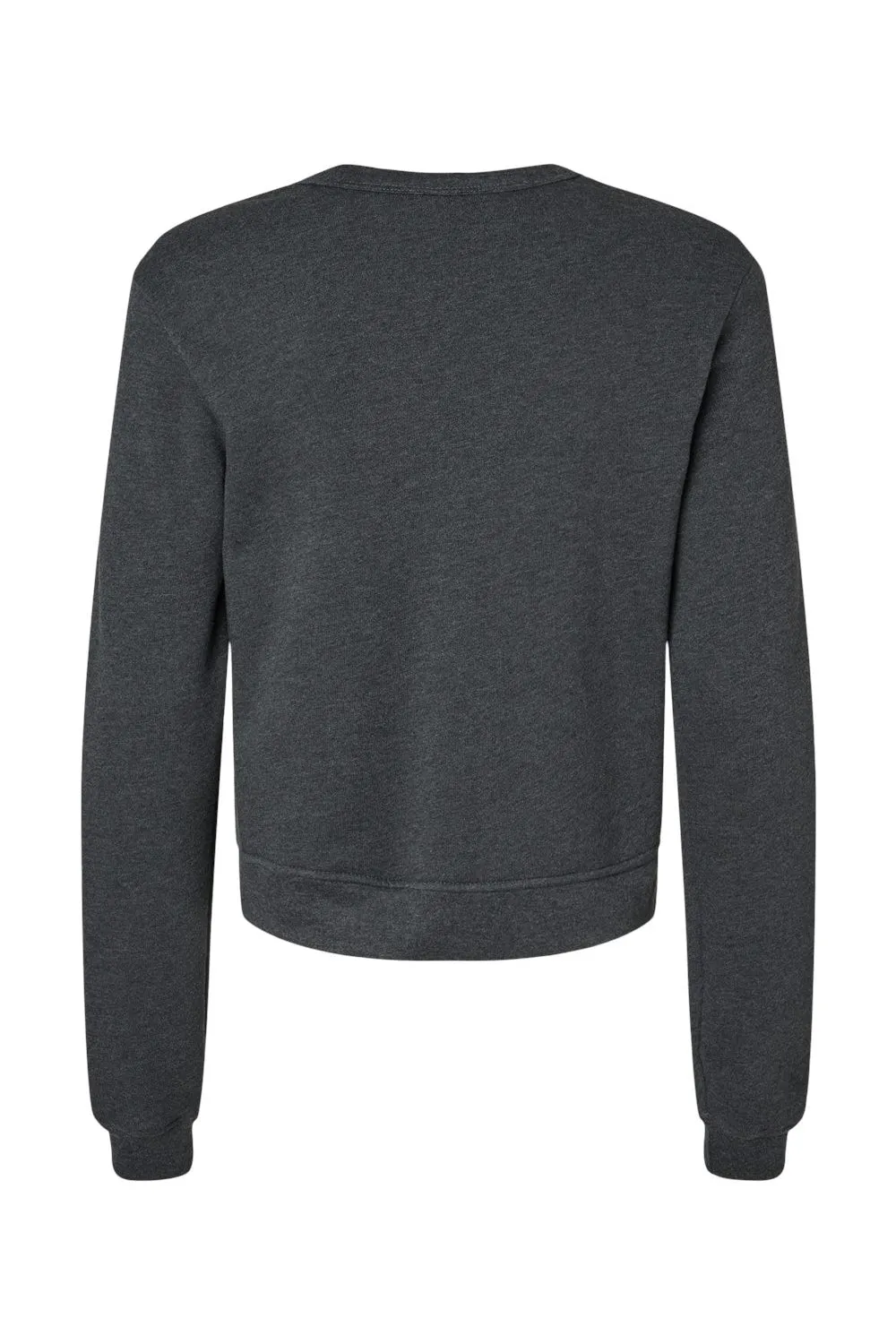 Bella   Canvas Womens Sponge Fleece Classic Crewneck Sweatshirt - Heather Dark Grey