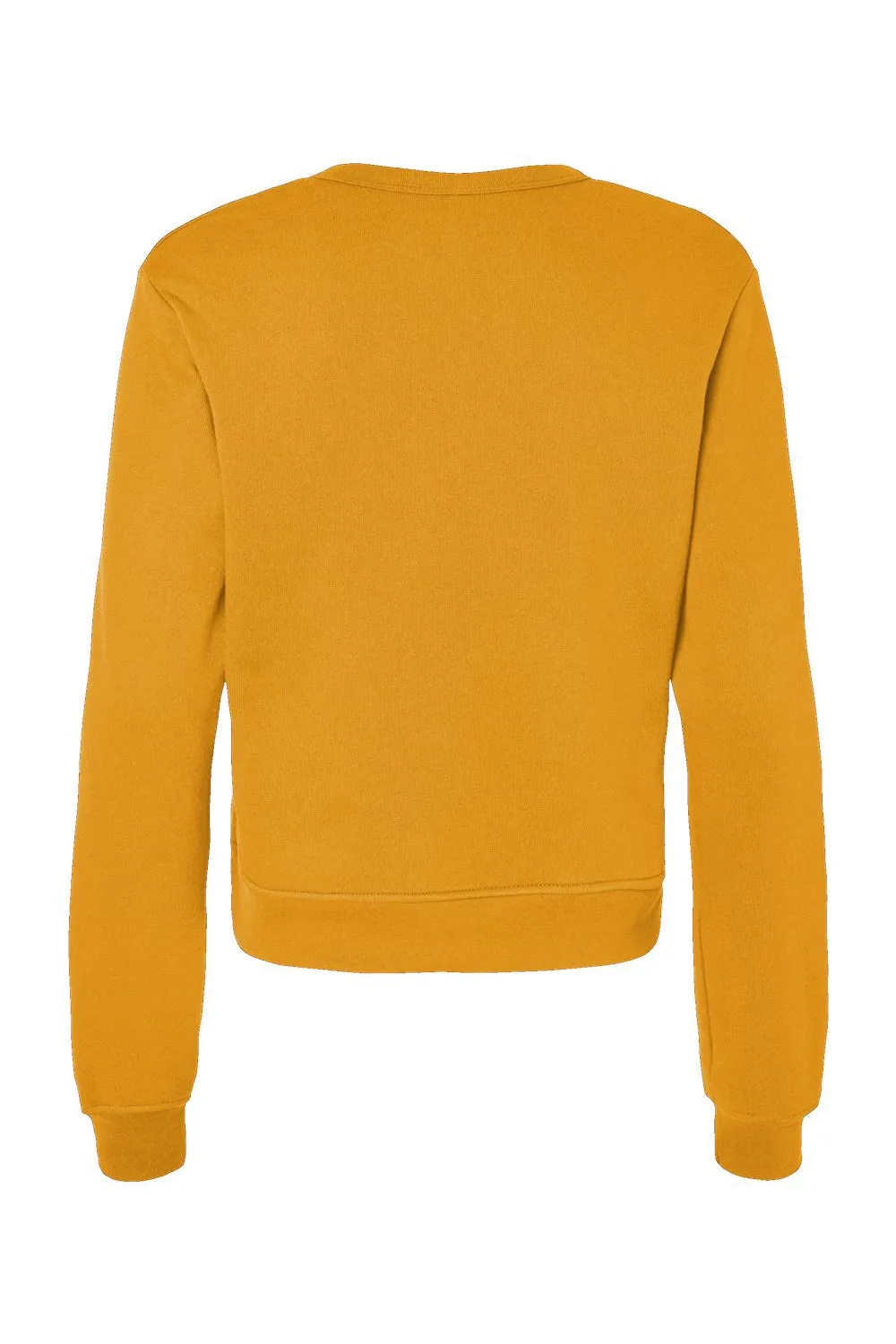 Bella   Canvas Womens Sponge Fleece Classic Crewneck Sweatshirt - Heather Mustard