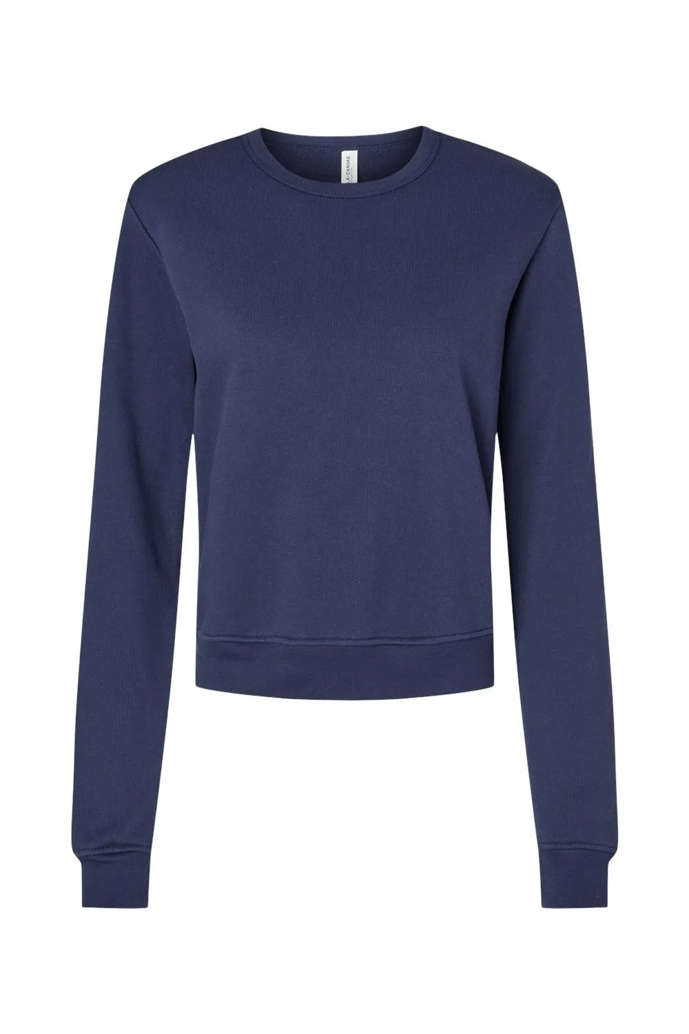 Bella   Canvas Womens Sponge Fleece Classic Crewneck Sweatshirt - Navy Blue