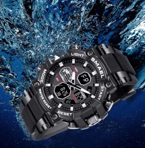 Brand Men's Sports Fashion Fitness Watch Dual 