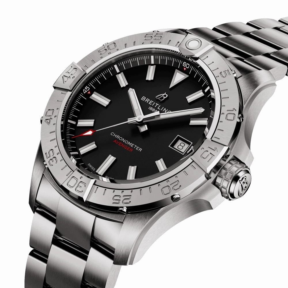 Breitling Avenger 42mm Black Dial Automatic Gents Watch A17328101B1A1