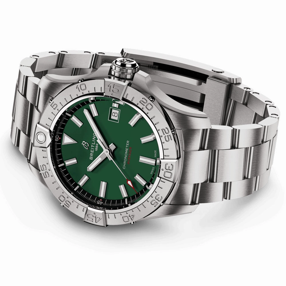 Breitling Avenger 42mm Green Dial Automatic Gents Watch A17328101L1A1