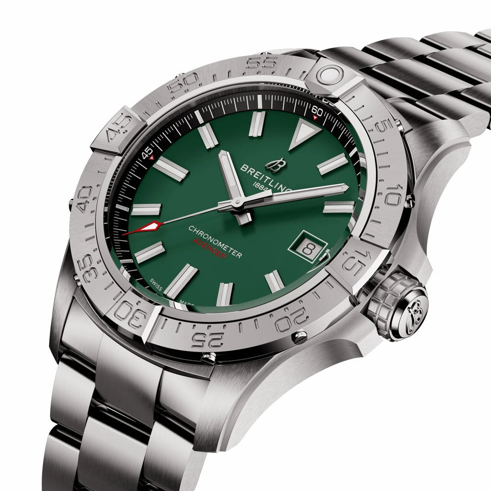 Breitling Avenger 42mm Green Dial Automatic Gents Watch A17328101L1A1