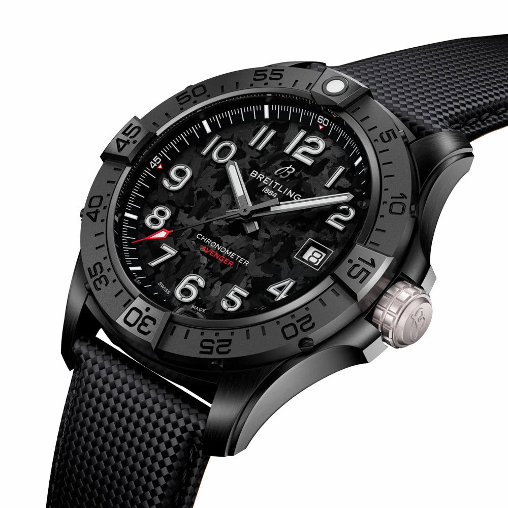 Breitling Avenger 42mm Night Mission Black Dial Ceramic Automatic Gents Watch S17328101B1X1