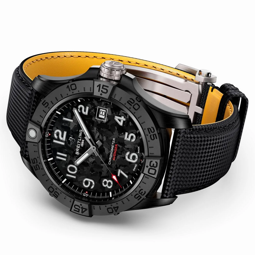 Breitling Avenger 42mm Night Mission Black Dial Ceramic Automatic Gents Watch S17328101B1X1