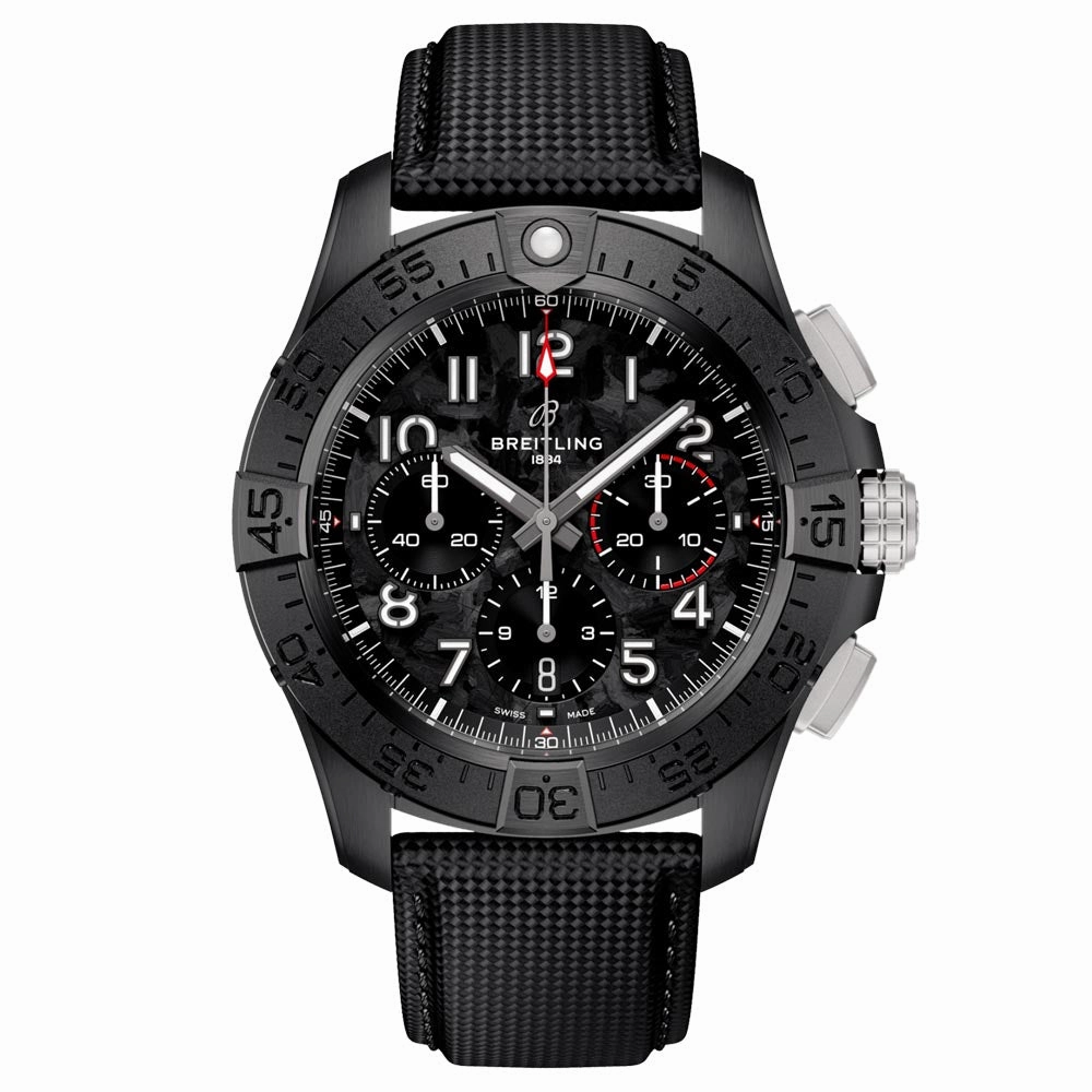 Breitling Avenger B01 Chronograph 44mm Night Mission Black Dial Ceramic Automatic Gents Watch SB0147101B1X1