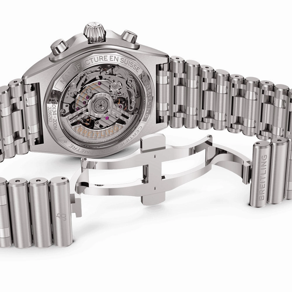 Breitling Chronomat B01 42mm Anthracite Dial Titanium Automatic Chronograph Gents Watch EB0134101M1E1