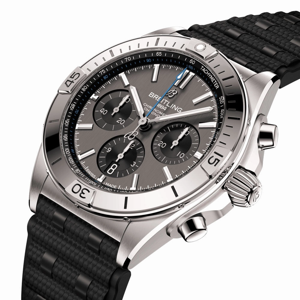 Breitling Chronomat B01 42mm Anthracite Dial Titanium Automatic Chronograph Gents Watch EB0134101M1S1