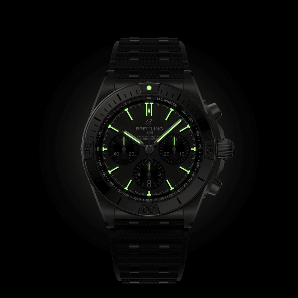 Breitling Chronomat B01 42mm Anthracite Dial Titanium Automatic Chronograph Gents Watch EB0134101M1S1