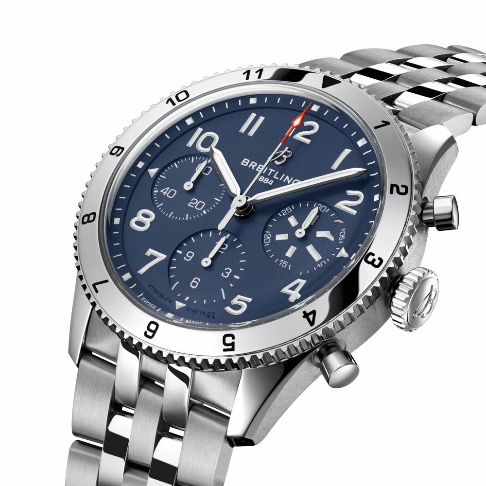 Breitling Classic AVI Tribute to Vought F4U Corsair 42mm Blue Dial Automatic Chronograph Gents Watch A233801A1C1A1