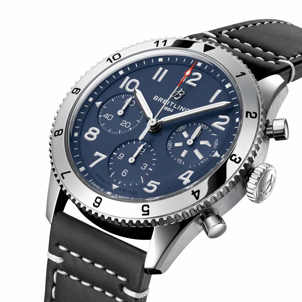 Breitling Classic AVI Tribute To Vought F4U Corsair 42mm Blue Dial Automatic Chronograph Gents Watch A233801A1C1X1