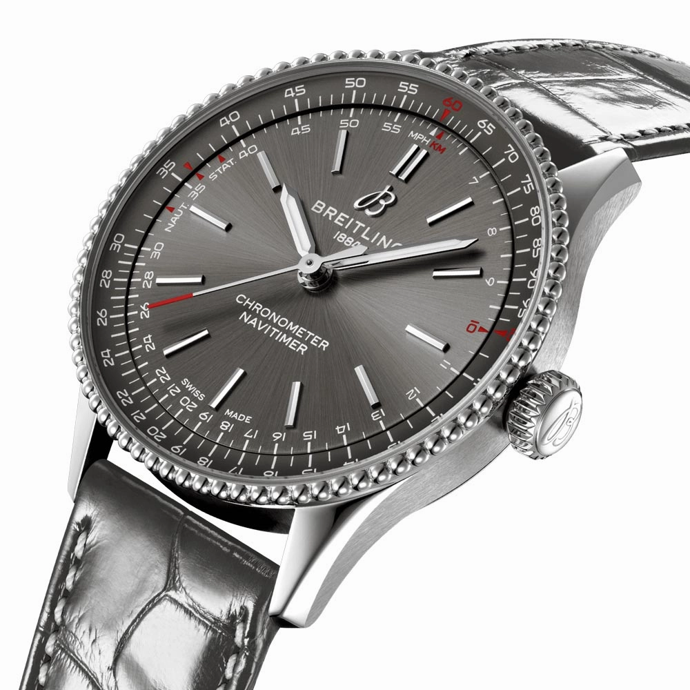 Breitling Navitimer 36mm Anthracite Dial Automatic Watch A17327381B1P1