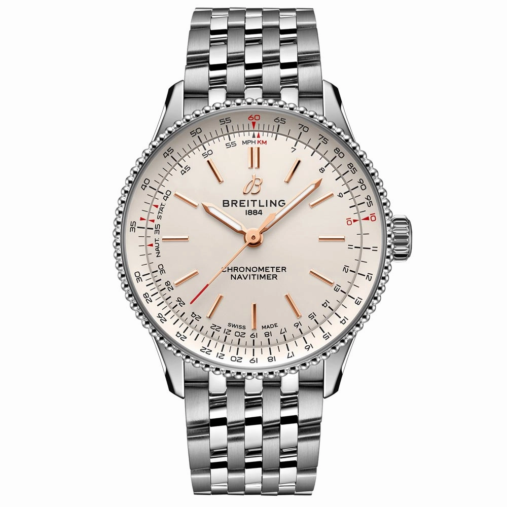 Breitling Navitimer 36mm Cream Dial Automatic Watch A17327211G1A1