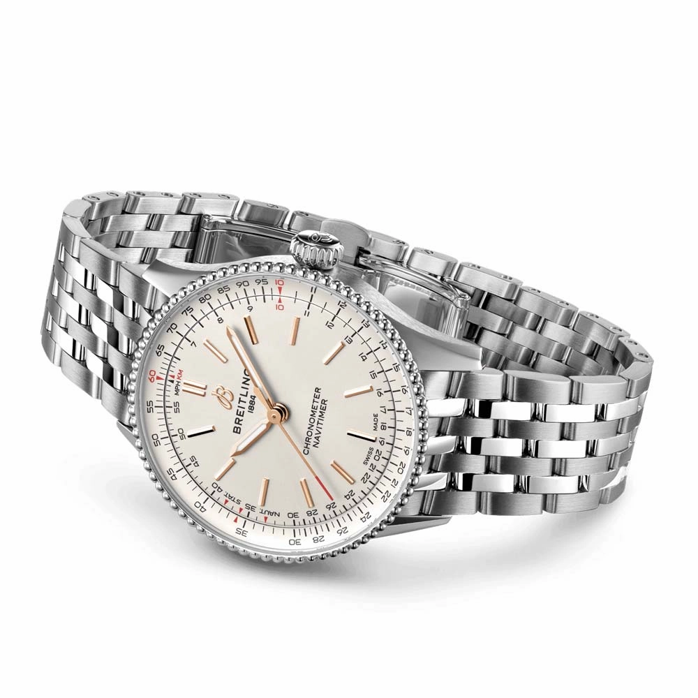 Breitling Navitimer 36mm Cream Dial Automatic Watch A17327211G1A1