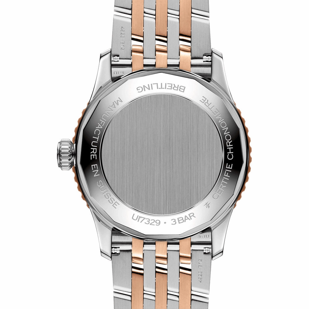 Breitling Navitimer 41mm Cream Dial 18ct Rose Gold and Steel Automatic Gents Watch U17329F41G1U1