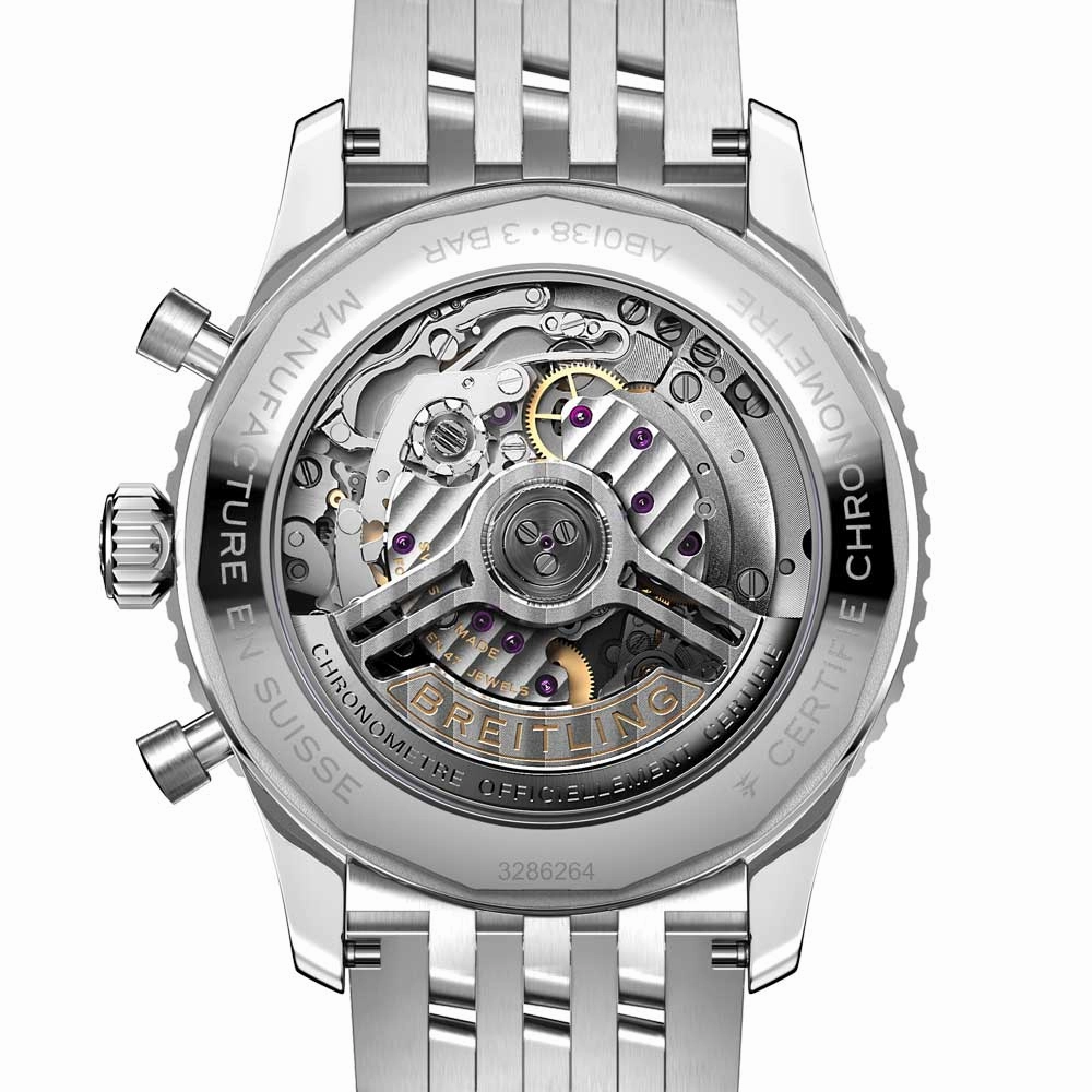 Breitling Navitimer B01 Chronograph 43mm Black Dial Automatic Gents Watch AB0138211B1A1