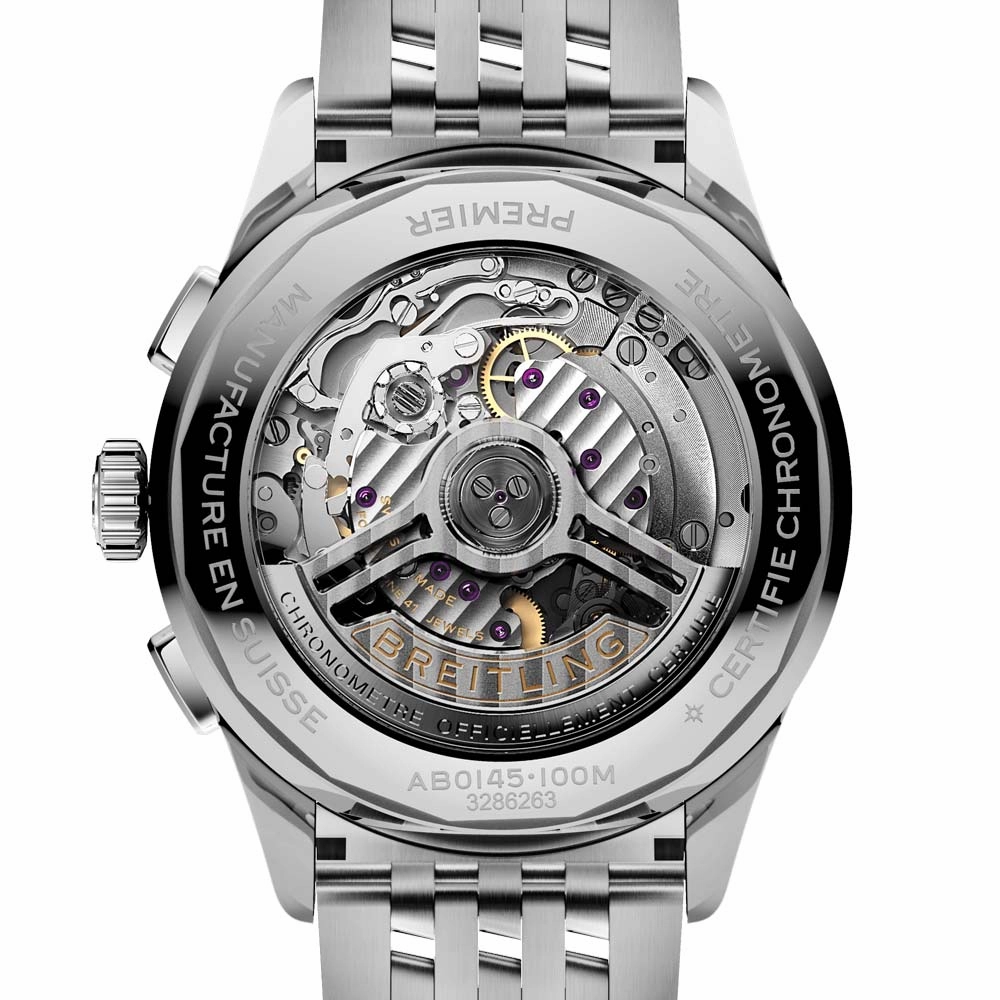 Breitling Premier B01 Chronograph 42mm Black Dial Automatic Gents Watch AB0145221B1A1