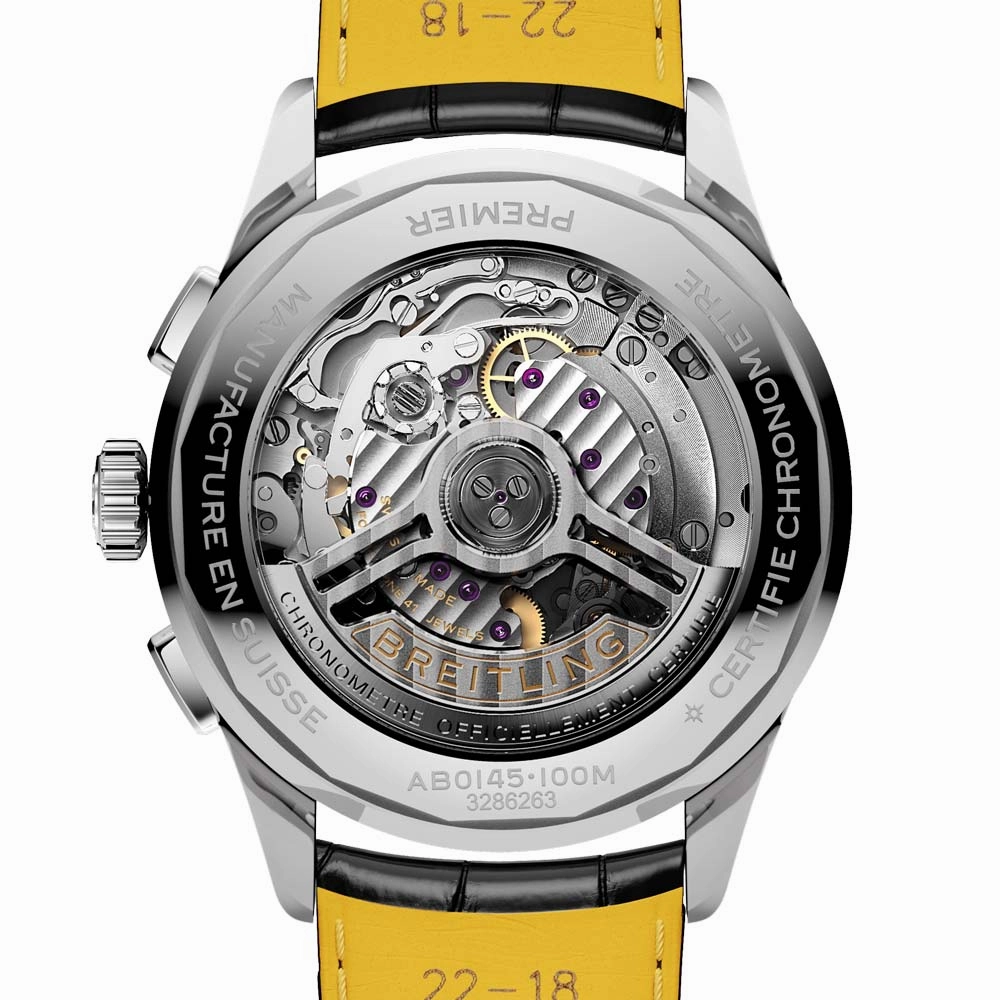 Breitling Premier B01 Chronograph 42mm Black Dial Automatic Gents Watch AB0145221B1P1