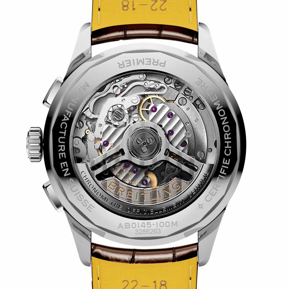 Breitling Premier B01 Chronograph 42mm Cream Dial Automatic Gents Watch AB0145211G1P1