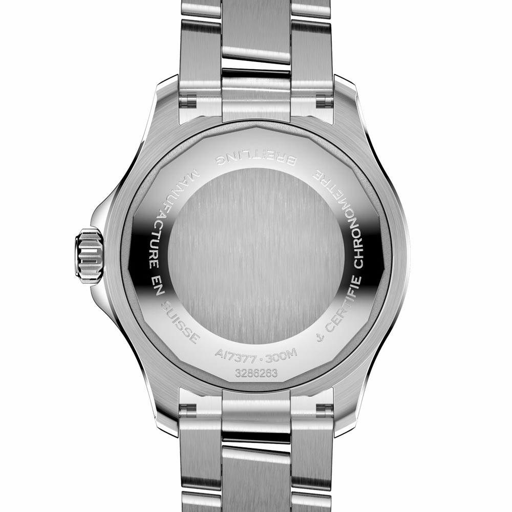 Breitling Superocean 36mm White Dial Automatic Ladies Watch A17377211A1A1
