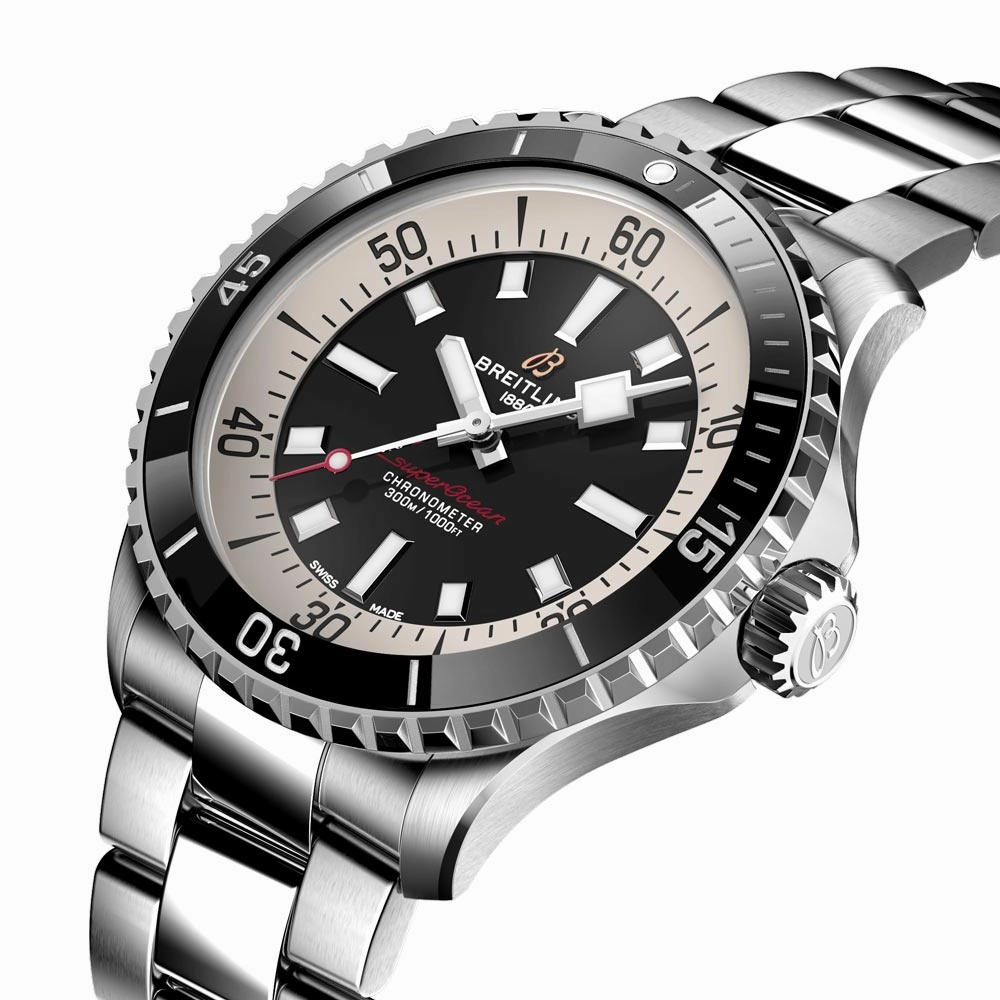Breitling Superocean 42mm Black Dial Automatic Gents Watch A17375211B1A1