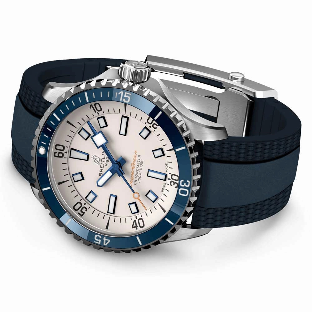 Breitling Superocean 42mm Silver Dial Automatic Gents Watch A17375E71G1S1