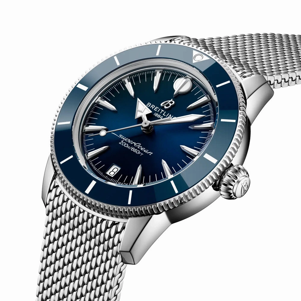 Breitling Superocean Heritage 36mm Blue Dial Automatic Watch A10390161C1A1