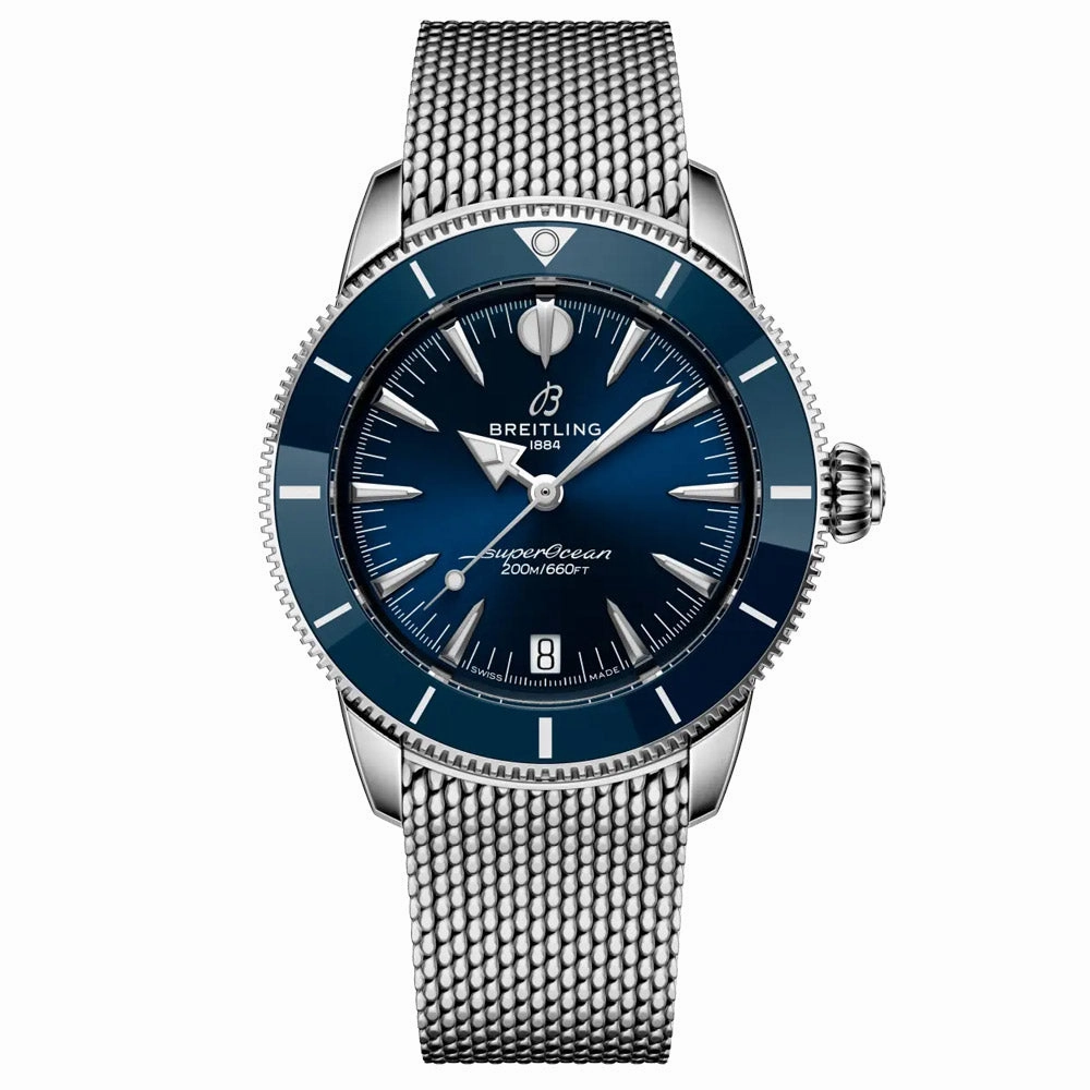 Breitling Superocean Heritage 36mm Blue Dial Automatic Watch A10390161C1A1