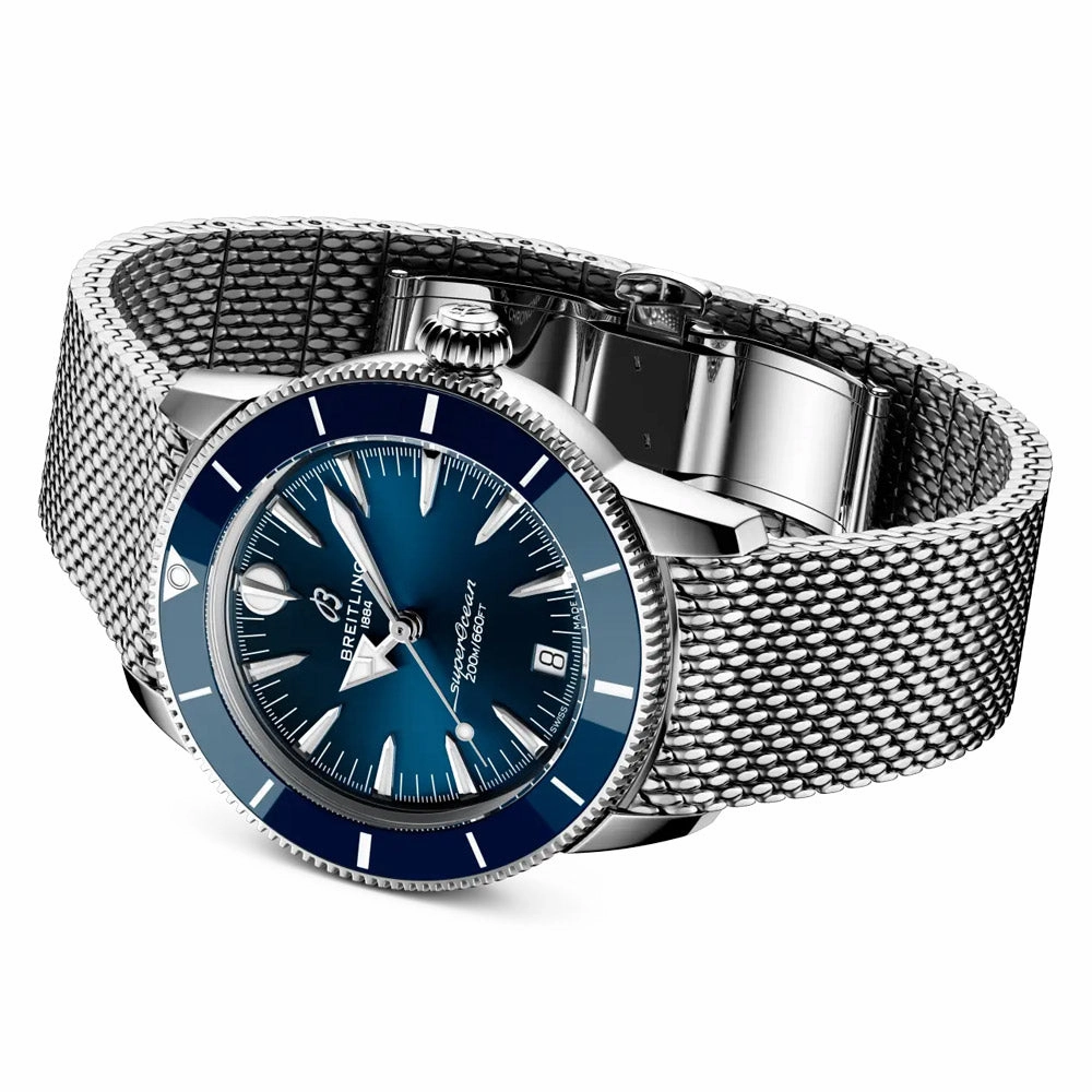 Breitling Superocean Heritage 36mm Blue Dial Automatic Watch A10390161C1A1