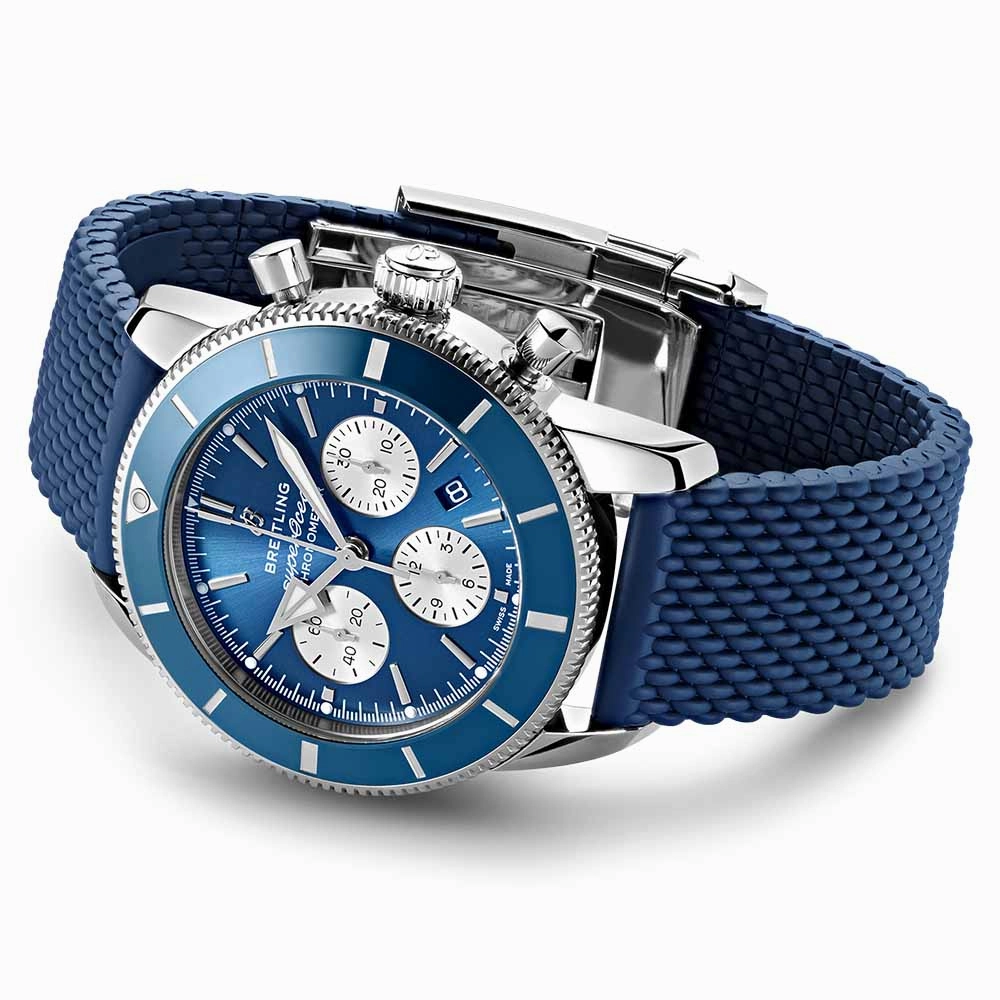 Breitling Superocean Heritage B01 Chronograph 44mm Blue Dial Automatic Gents Watch AB0162161C1S1