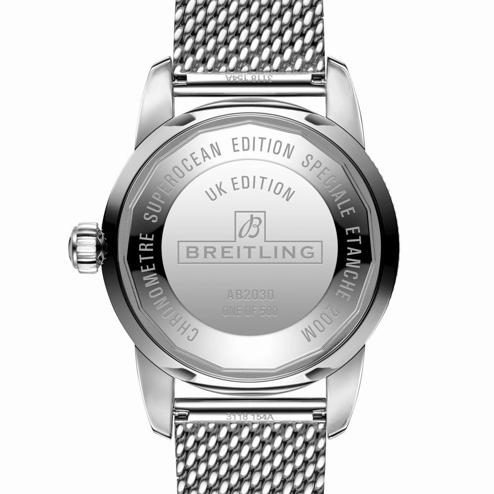 Breitling Superocean Heritage B20 44mm Blue Dial Automatic Gents Watch AB20304A1C1A1