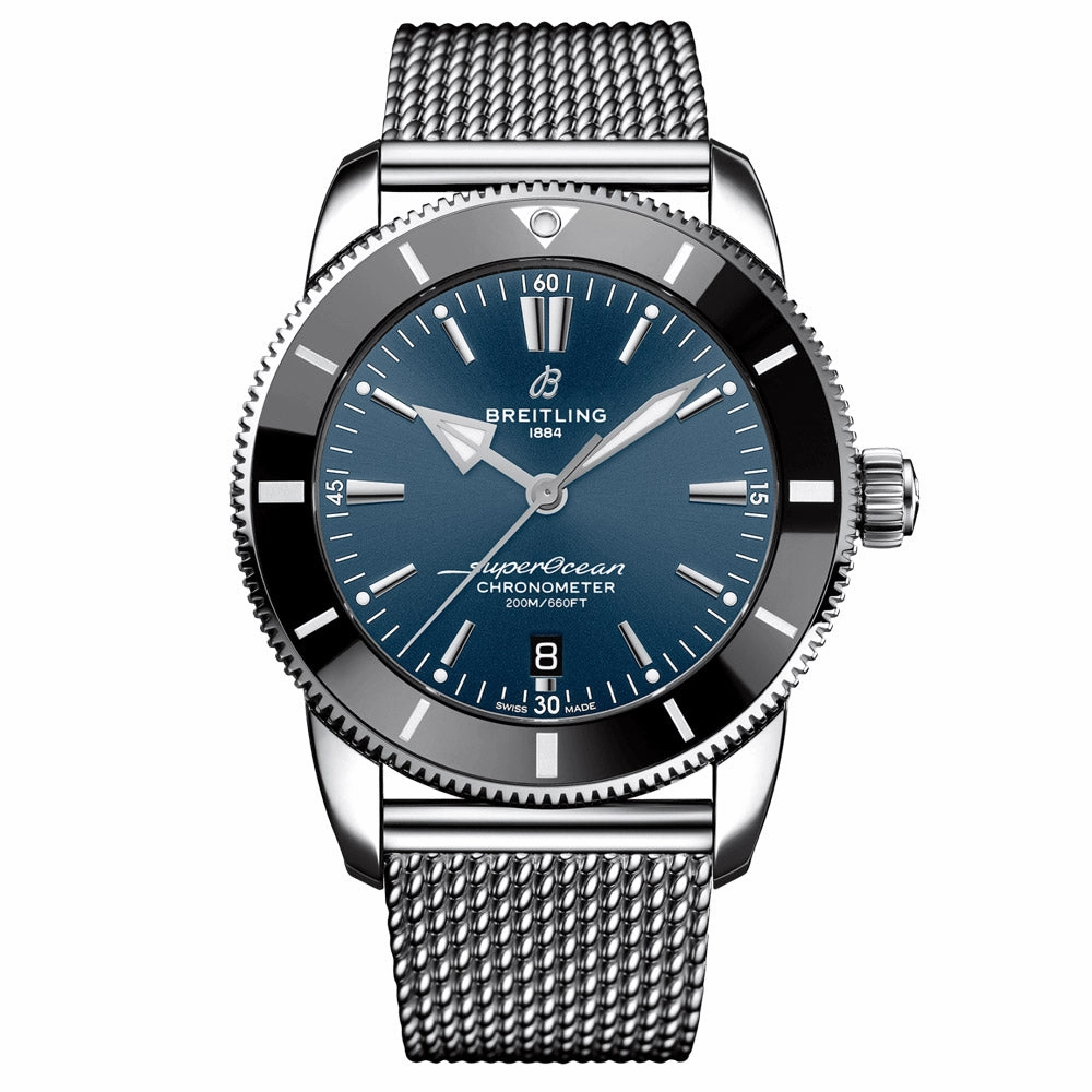 Breitling Superocean Heritage B20 44mm Blue Dial Automatic Gents Watch AB20304A1C1A1