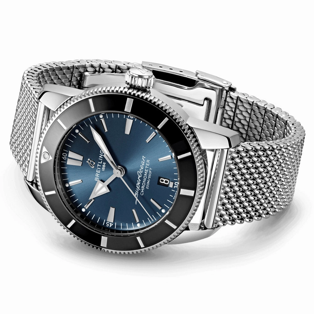 Breitling Superocean Heritage B20 44mm Blue Dial Automatic Gents Watch AB20304A1C1A1