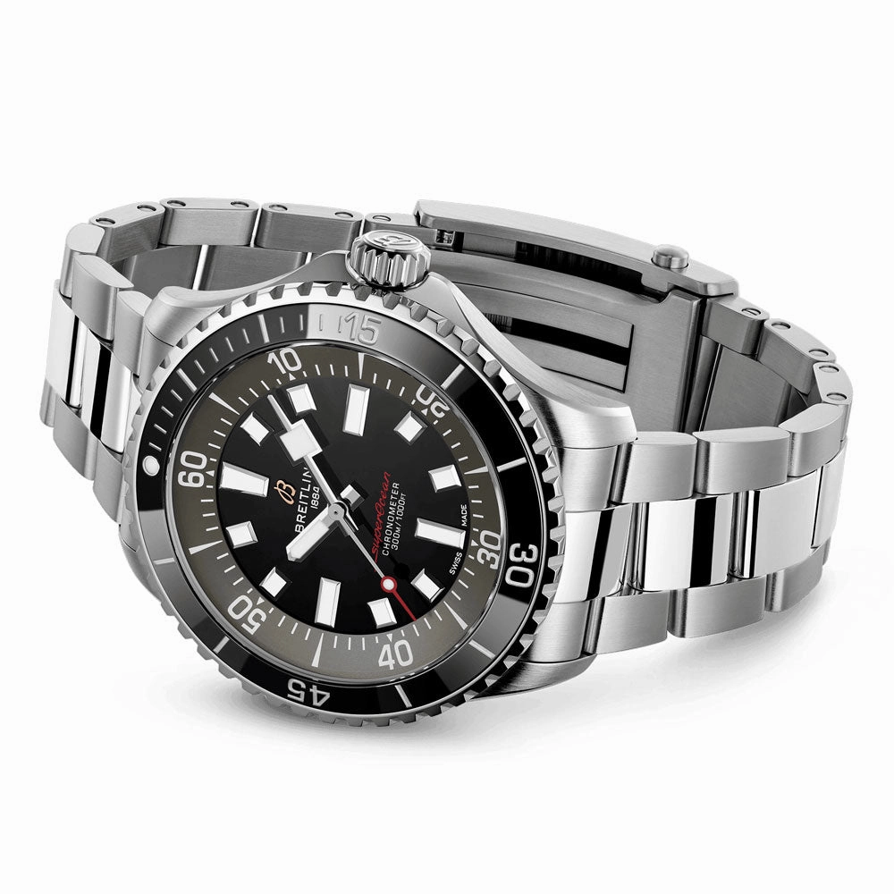 Breitling Superocean UK Exclusive 44mm Black Dial Automatic Gents Watch A173765A1B1A1