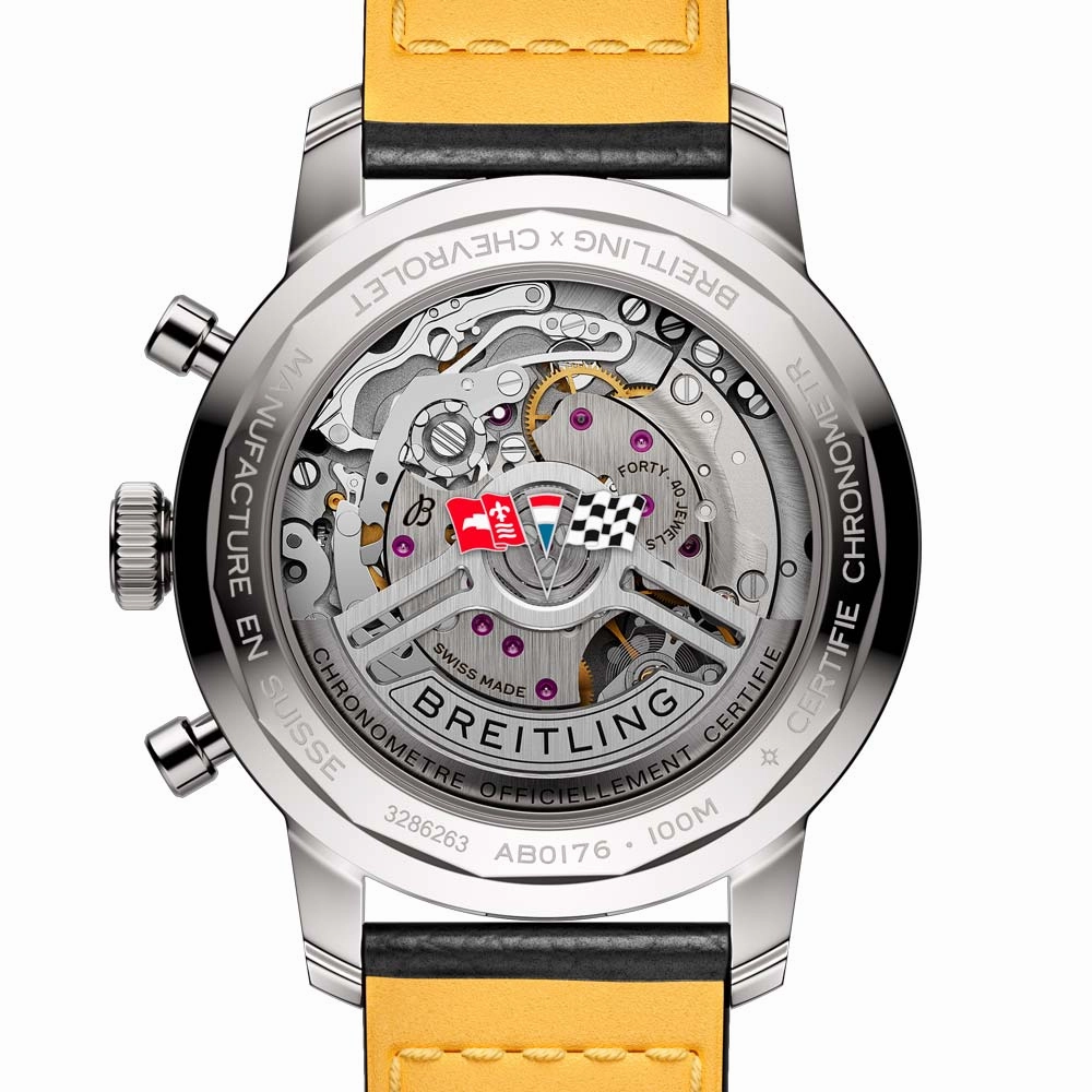 Breitling Top Time B01 Chevrolet Corvette 41mm Red Dial Automatic Chronograph Gents Watch AB01761A1K1X1