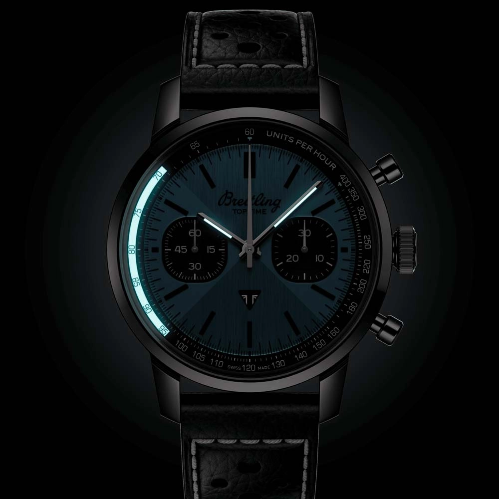 Breitling Top Time B01 Triumph 41mm Blue Dial Automatic Chronograph Gents Watch AB01764A1C1X1