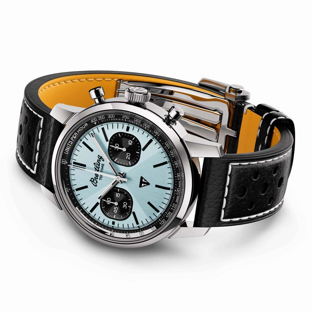 Breitling Top Time B01 Triumph 41mm Blue Dial Automatic Chronograph Gents Watch AB01764A1C1X1