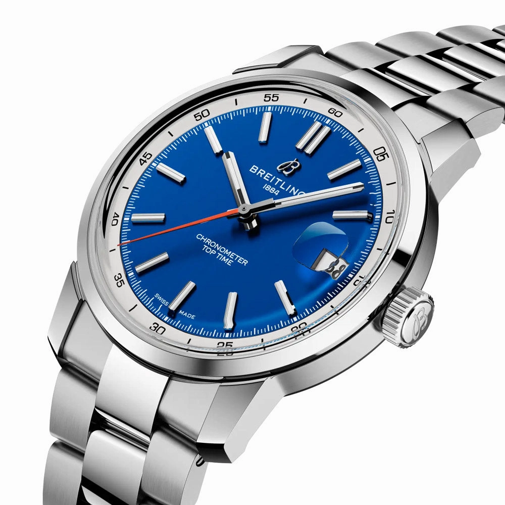 Breitling Top Time B31 Blue Dial 38mm Automatic Watch AB3113A71C1A1
