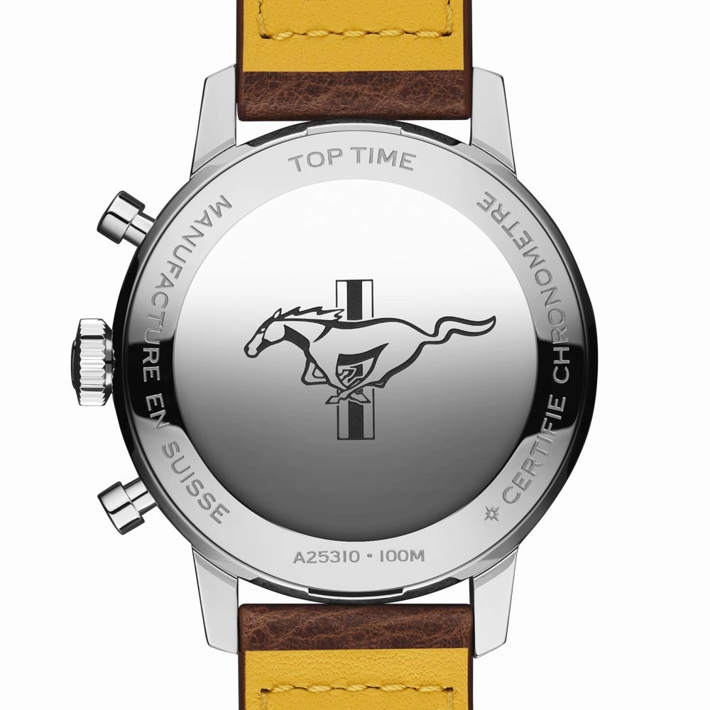 Breitling Top Time Ford Mustang 42mm Green Dial Automatic Chronograph Gents Watch A253101A1L1X1