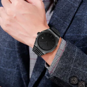 Business Men's Calendar Casual Steel Watch 