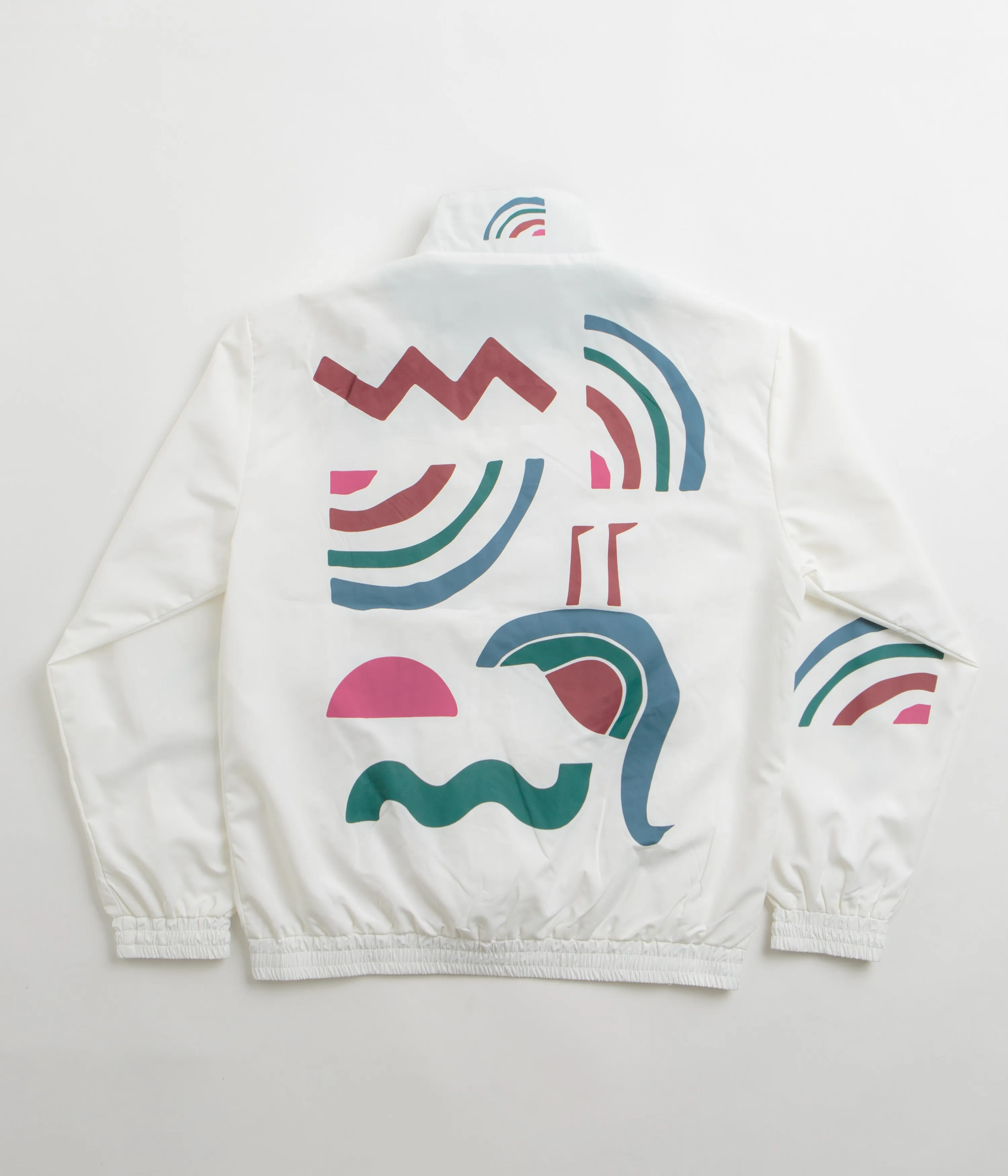 by Parra Tennis Maybe Track Jacket - White Parra Clothing