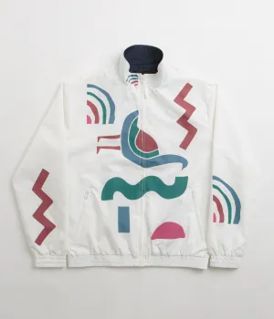 by Parra Tennis Maybe Track Jacket - White Parra Clothing