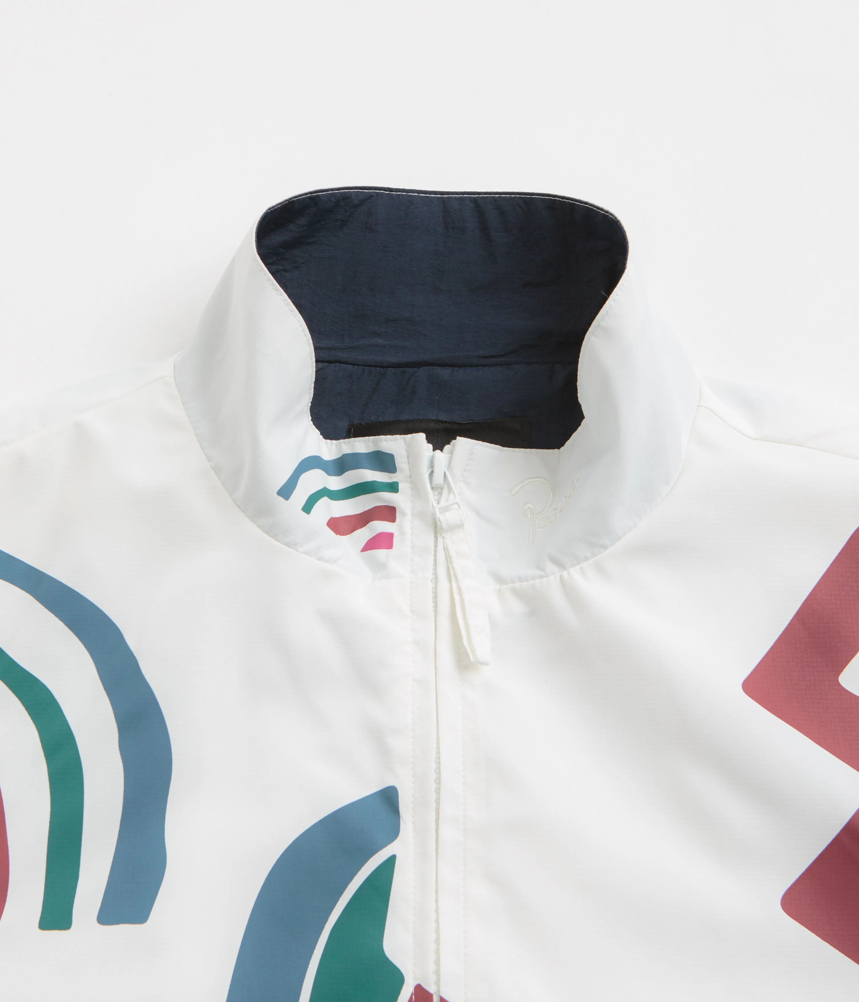 by Parra Tennis Maybe Track Jacket - White Parra Clothing