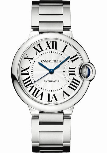 Cartier Ballon Bleu de Cartier Watch - 36 mm Steel Case - Silver Dial - Interchangeable Bracelet - WSBB0048 