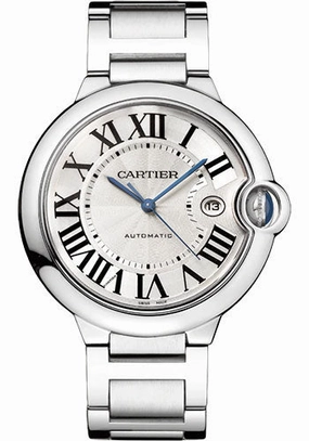 Cartier Ballon Bleu de Cartier Watch - 42 mm Steel Case - Silver Dial - Interchangeable Bracelet - WSBB0049 