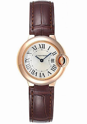 Cartier Ballon Bleu de Cartier Watch - Small Rose Gold Case - Alligator Strap - W6900256 