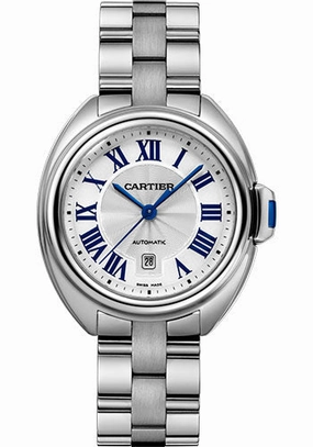 Cartier Cle de Cartier Watch - 31 mm Steel Case - Silver Dial - WSCL0005 
