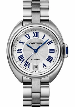 Cartier Cle de Cartier Watch - 35 mm Steel Case - Silver Dial - WSCL0006 